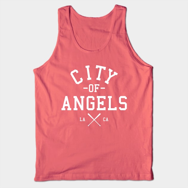 City of Angels Baseball Tank Top by CC0hort